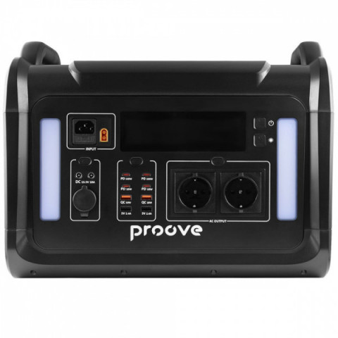 Портативна зарядна станція Proove PowerHome K2400 black Купити в Україні