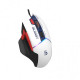 Миша ігрова Bloody W95 Ultra, колір біло-чорний