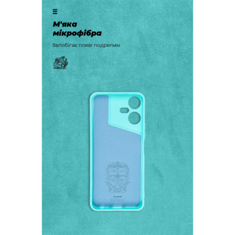 Чохол ArmorStandart ICON для Tecno POVA NEO 3 (LH6n) Camera cover Light Blue (ARM70382)
