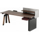 Комп’ютерний стіл з електрорегулюванням висоти Sihoo D07 1.8m Walnut/Black (D07A-101/D07J-101-AB/D07-P) Купити в Україні