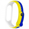 Ремінець Armorstandart для Xiaomi Mi Band 4/3 Blue - Yellow (ARM65667)