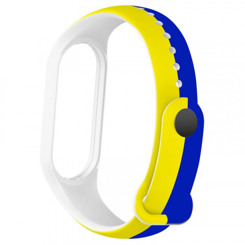 Ремінець Armorstandart для Xiaomi Mi Band 4/3 Blue - Yellow (ARM65667)