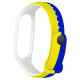 Ремінець Armorstandart для Xiaomi Mi Band 4/3 Blue - Yellow (ARM65667)