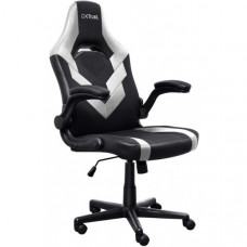 Крісло Trust GXT703W Riye, ПУ шкіра, Foldable Armrests, білий