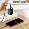 Кабель Ugreen US184 USB - USB-C, 2м, Black (20884)