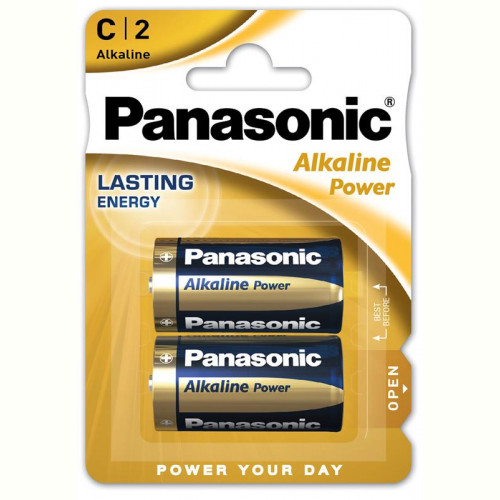 Батарейка Panasonic Alkaline Power Lasting C/LR14 BL 2 шт