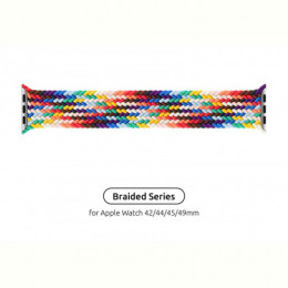 Ремінець Armorstandart Braided Solo Loop для Apple Watch 42mm/44mm/45mm/49mm Pride Editio Size 8 (160 mm) (ARM64938)