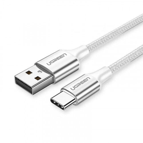 Кабель Ugreen US288 USB - USB-C, 3м, Silver-White (60409)