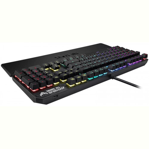 Клавiатура Asus TUF Gaming K3 RGB 104key Kailh BN UA Black (90MP01Q1-BKMA00)