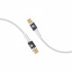 Кабель Promate Lucidline-CC120 USB Type-C - USB Type-C (M/M), 5 A, 100 W, 1.2 м, White