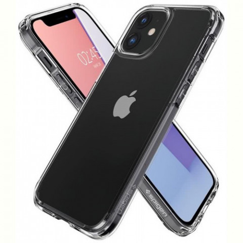 Чохол-накладка Spigen Crystal Hybrid для Apple iPhone 12 Mini Crystal Clear (ACS01542)
