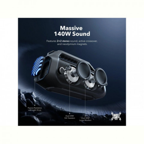 Акустична система Anker SoundCore Boom 2 Plus Black (A3134011)