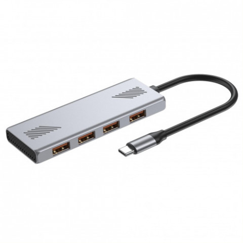 USB-хаб Gembird USB Type-C 4-в-1 (UHB-CM-U310-A4-01)