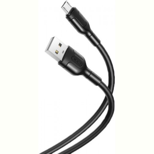 Кабель XO NB212 USB-microUSB 2.1A 1м Black (XO-NB212m-BK)