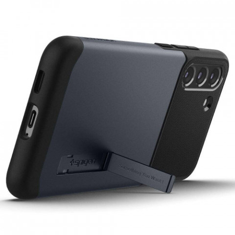 Чохол-накладка Spigen Slim Armor для Samsung Galaxy S22 Plus SM-S906 Metal Slate (ACS03978)