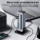 USB-хаб Promate GegaTower-60w USB Type-C Grey