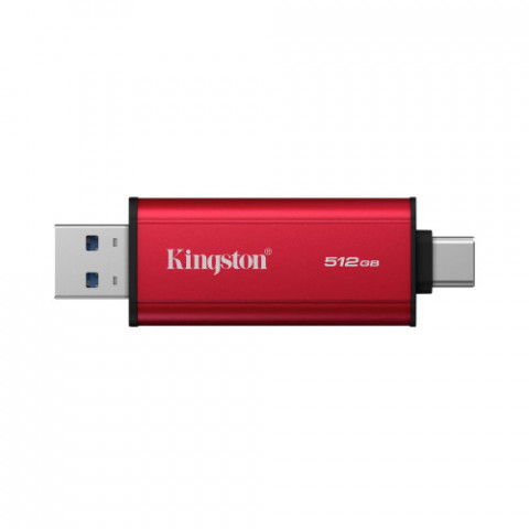 Накопичувач зовнішній SSD 512GB Kingston Dual Portable Red (SPSD/512GB)