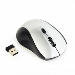 Мишка бездротова Gembird MUSW-4B-02-BS Black/Silver USB