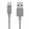 Кабель Belkin USB-A - MicroUSB Mixit Metallic 3 м Grey (F2CU021bt10-GRY)