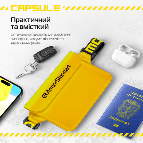 Водонепроникна сумка ArmorStandart Capsule Waist Pouch Yellow (ARM84418)