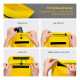 Водонепроникна сумка ArmorStandart Capsule Waist Pouch Yellow (ARM84418)