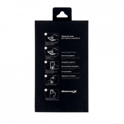 Захисне скло Grand-X для Apple iPhone 14 Pro 9D Black (AIP14PR9D)