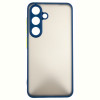 Чохол-накладка Dengos Matt для Samsung Galaxy S25 SM-S931 Blue (DG-KM-142) + захисне скло