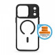 Чохол ArmorStandart Unit-C MagCase для Apple iPhone 17 Pro Max Black + Orange Button Set (ARM90589)