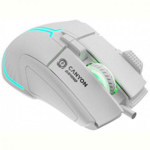 Миша Canyon Fortnax GM-636 RGB USB White (CND-SGM636W)
