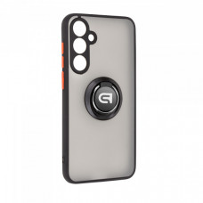 Чохол ArmorStandart Frosted Matte Ring для Samsung S23 FE 5G (SM-S711) Black (ARM72713)