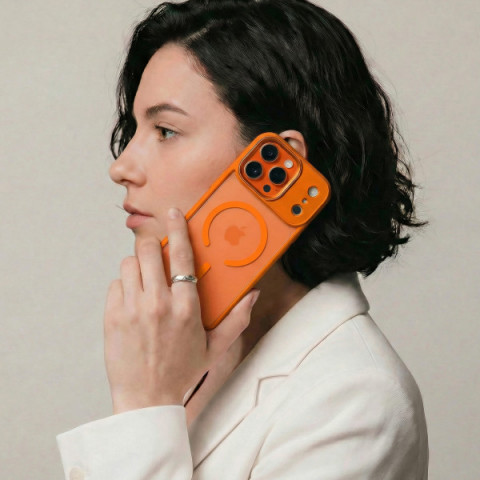 Чохол ArmorStandart Unit-C MagCase для Apple iPhone 17 Pro Max Orange (ARM86623)