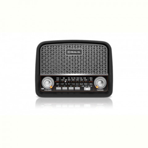 Радіоприймач REAL-EL X-520 Black
