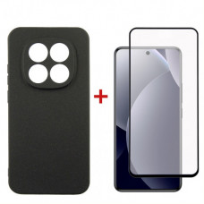 Чохол-накладка Dengos Carbon для Xiaomi Redmi Note 15 Pro 4G Black (DG-KM-191) + захисне скло