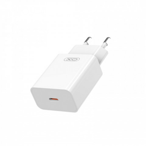 Мережевий зарядний пристрій XO L126 (1USB-С, 3А) PD White (L126.white)