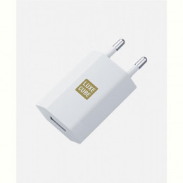 Зарядний пристрій Luxe Cube 1USB 1A White (7775557575181)