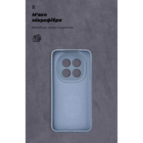 Чохол ArmorStandart ICON для Xiaomi Redmi Note 15 Pro Plus 5G / Poco M8 Pro 5G Camera cover Winter Blue (ARM89824)
