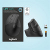 Мишка бездротова Logitech Lift Vertical Ergonomic (910-006474) Graphite USB