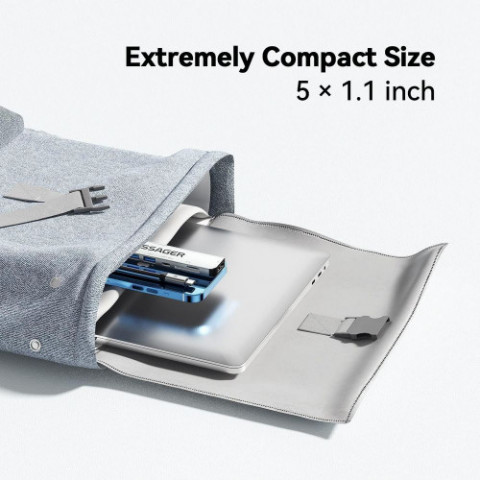 USB-хаб Essager QingHong 7 in 1 USB-C Hub (EHB07-QH0G-Z)