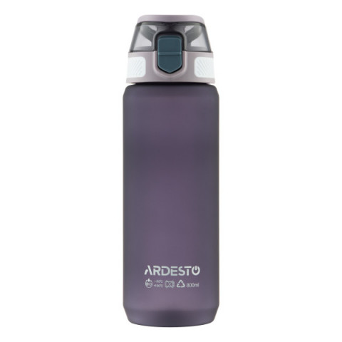Пляшка для води ARDESTO Matte 800мл, пластик, фіолетовий