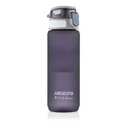 Пляшка для води ARDESTO Matte 800мл, пластик, фіолетовий