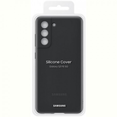 Чохол-накладка Samsung Silicone Cover для Samsung Galaxy S21 FE SM-G990 Dark Gray (EF-PG990TBEGRU)