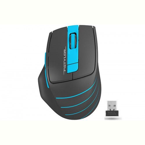 Мишка бездротова A4Tech FG30 Black/Blue USB