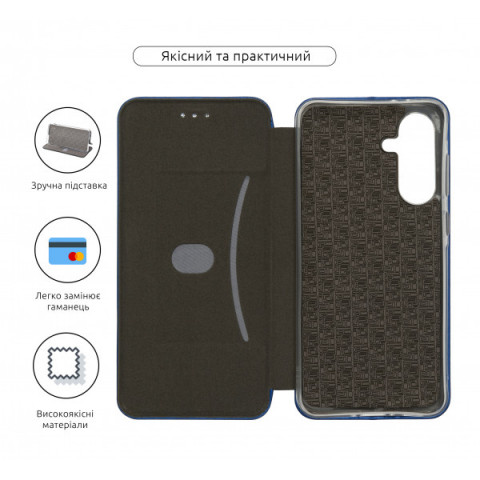 Чохол-книжка ArmorStandart G-Case для Samsung A36 5G Blue (ARM82174)
