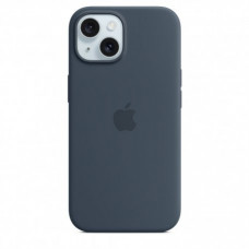 Чохол Apple iPhone 15 Silicone Case with MagSafe Storm Blue (MT0N3)
