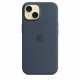 Чохол Apple iPhone 15 Silicone Case with MagSafe Storm Blue (MT0N3)