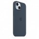 Чохол Apple iPhone 15 Silicone Case with MagSafe Storm Blue (MT0N3)