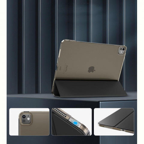 Чохол-книжка BeCover Tri Fold Hard для Apple iPad Pro 13" M4 2024 Black (711730)