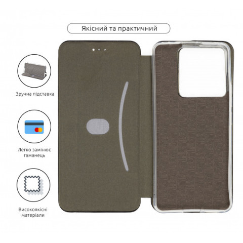 Чохол-книжка ArmorStandart G-Case для Xiaomi Redmi Note 13 Pro 5G / Poco X6 5G Black (ARM71847)