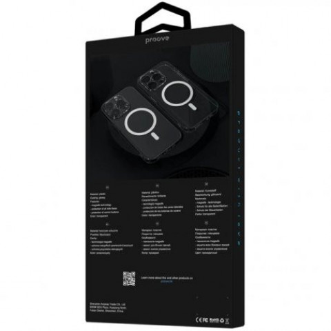 Чохол Proove Crystal Case with MagSafe для iPhone 17 Pro Deep Blue (PCCCIP17P062)