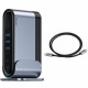 Концентратор USB-C Baseus Multifunctional Working Station Adapter Dark Gray (CAHUB-BG0G)